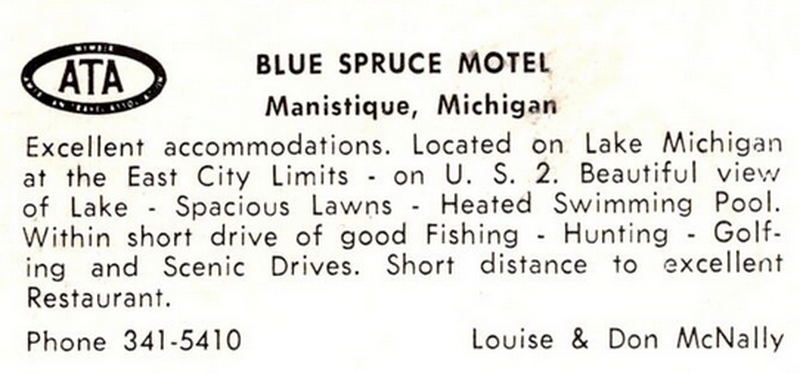 Blue Spruce Motel - Vintage Postcard (newer photo)